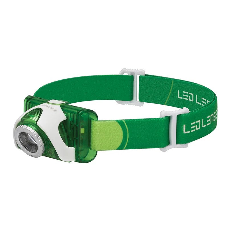 Ledlenser SEO3 LED Headlamp - Green (Test-It Pack) - 6103