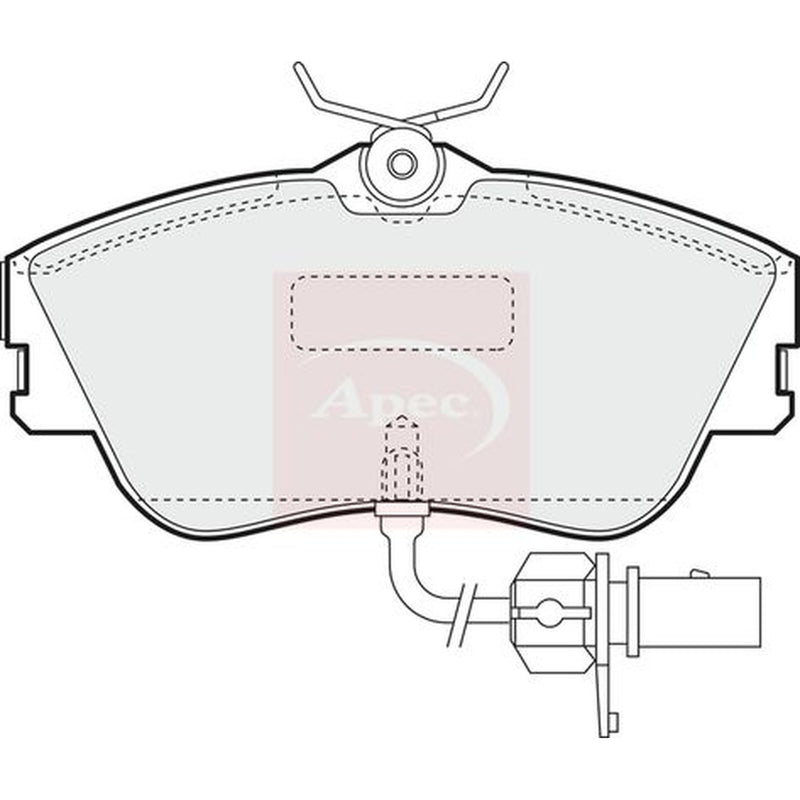 Apec Front Brake Pad Set PAD1155