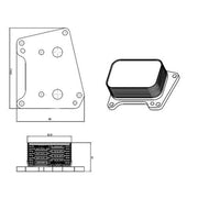 NRF Engine Oil Cooler 31824