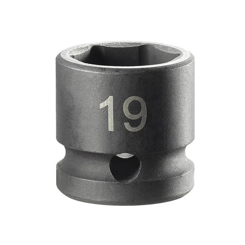 Facom 6-Point Stubby Impact Socket 1/2in Drive 10-27mm