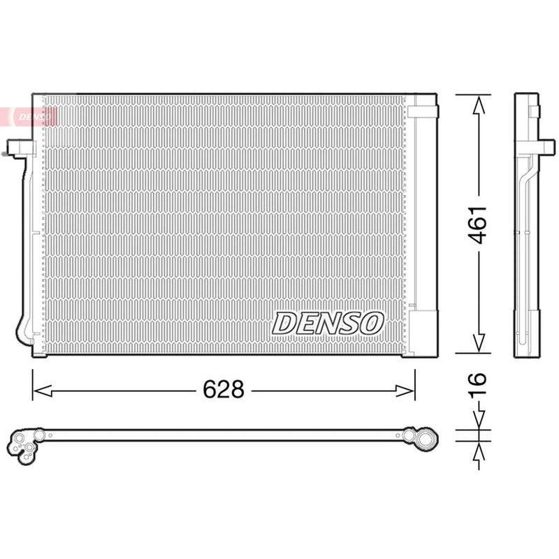 Denso Air Conditioning Condenser DCN05013