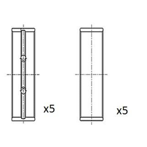 FAI Main Bearing Set 64mm BM1027-025