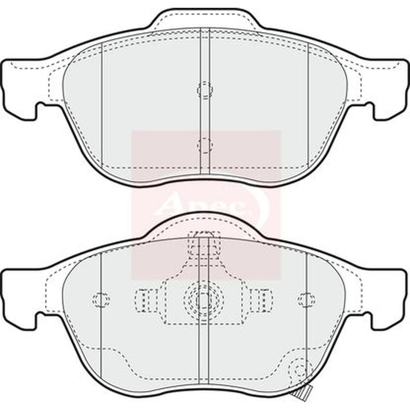 Apec Front Brake Pad Set PAD1351
