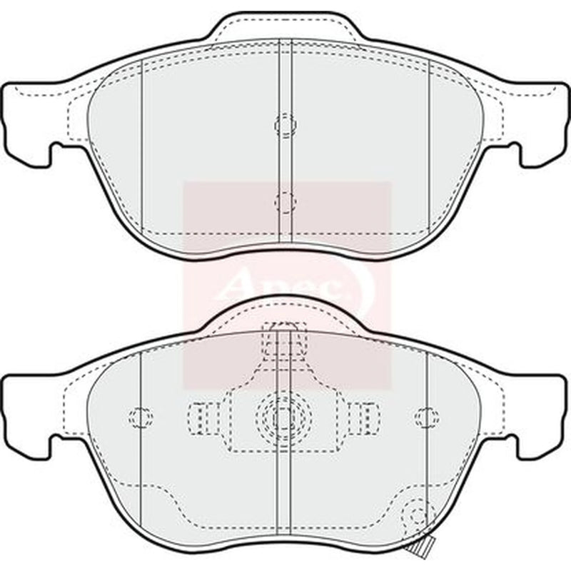 Apec Front Brake Pad Set PAD1351