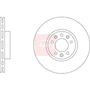 Apec 2 x Front Brake Discs DSK3341