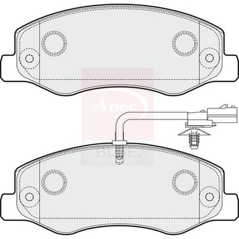 Apec Rear Brake Pad Set PD3272