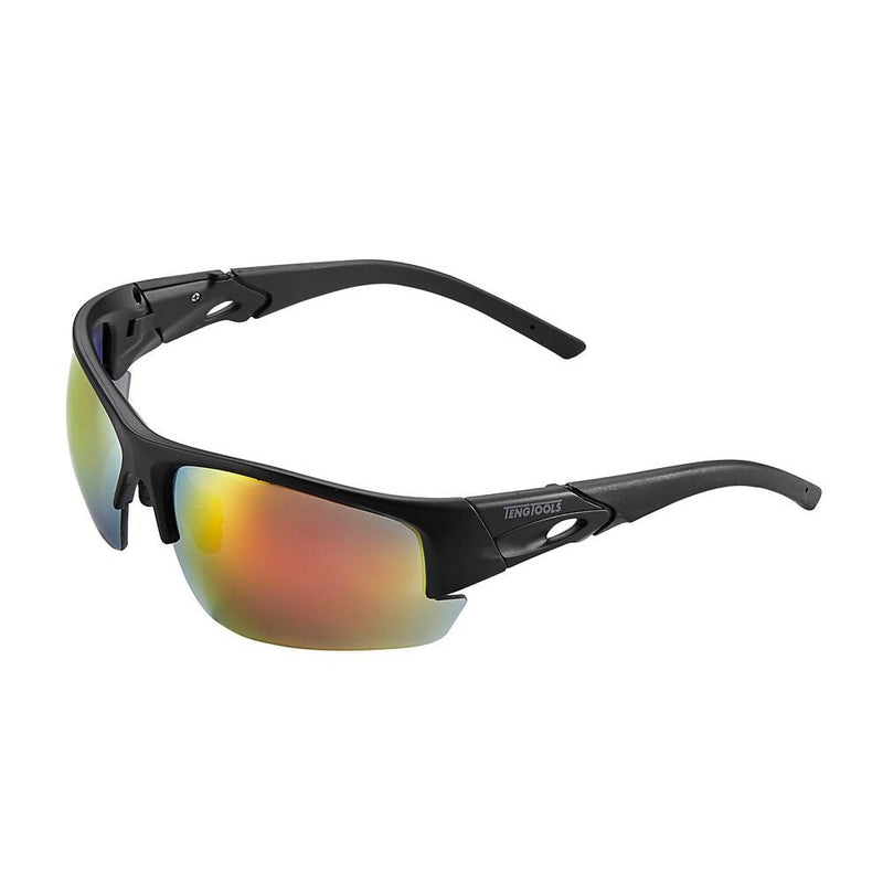 Teng Tools Safety Glasses Red Frames Grey Lens P-SG01