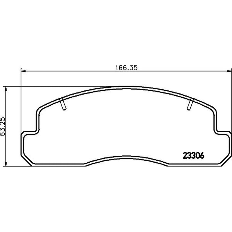 Mintex Front Brake Pad Set MDB1725