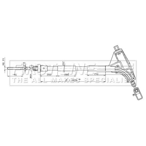 First Line Handbrake Cable Front FKB2633