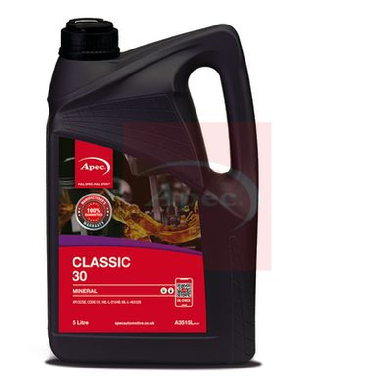 Apec Engine Oil 5L SE 30 A3515L