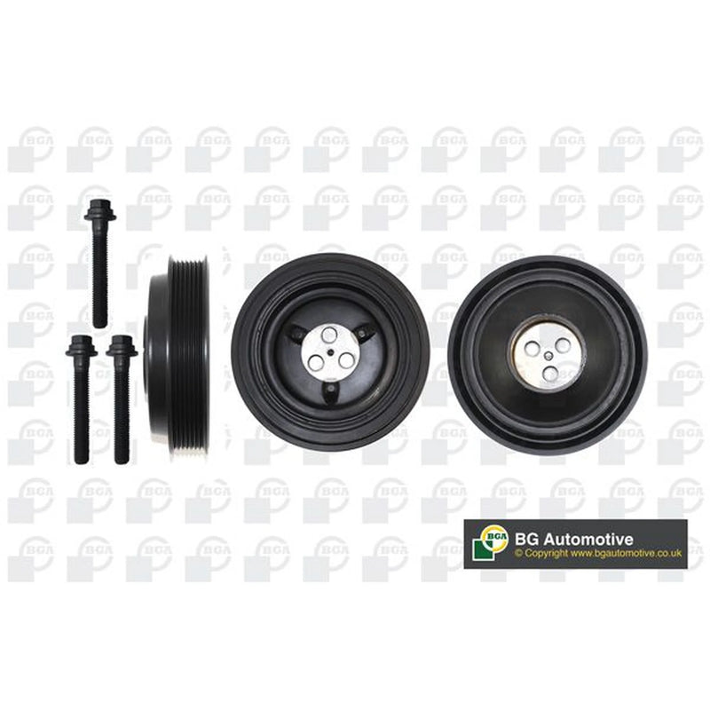 BGA Belt Pulley Set, Crankshaft 168mm DP0835K