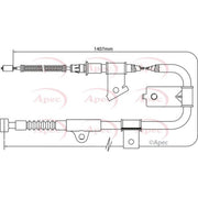 Apec Handbrake Cable Left Rear CAB1309