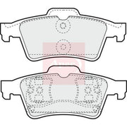 Apec Rear Brake Pad Set PAD1195