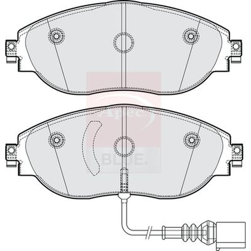 Apec Front Brake Pad Set PD4258