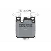 Textar Rear Brake Pad Set 2502902