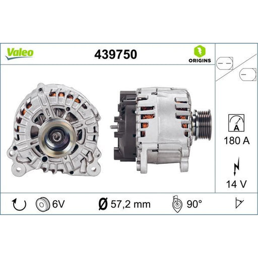 Valeo Car Alternator 12V 439750