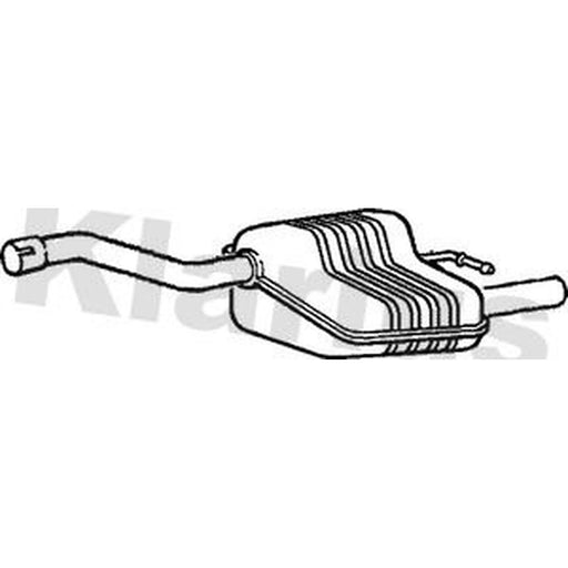 Klarius Box With Tail Pipe Rear FE701D