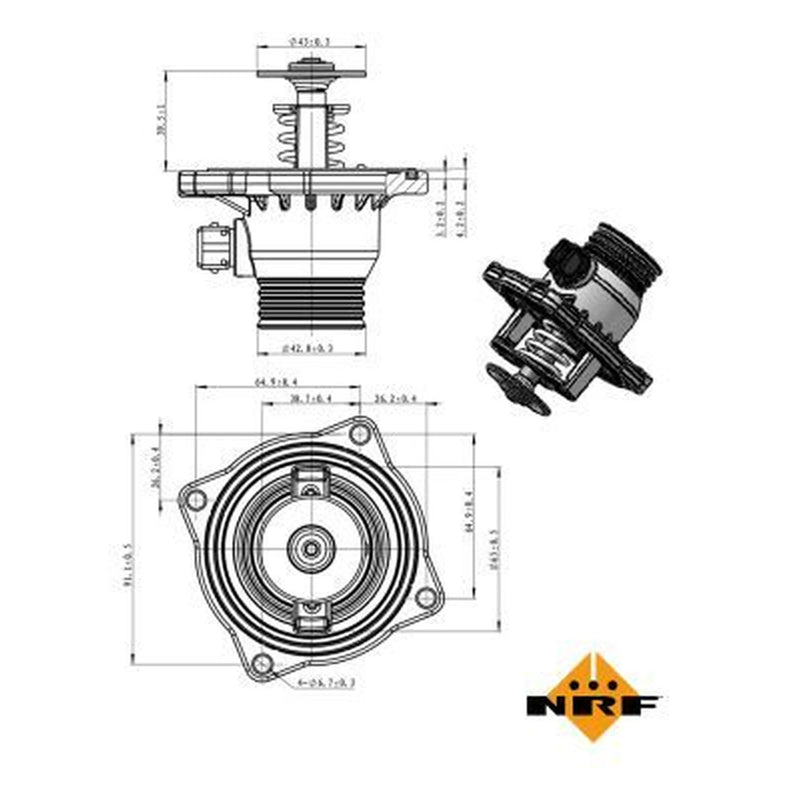 NRF Thermostat,Coolant 725005