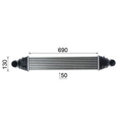 Mahle Intercooler (Charge Air Cooler) CI 401 000P