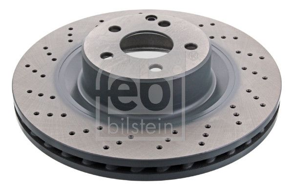 Febi 2 x Brake Disc Set Perforated/Vented Front