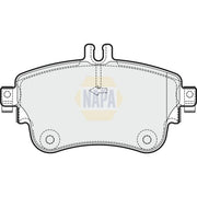 NAPA Front Brake Pad Set NBP1252