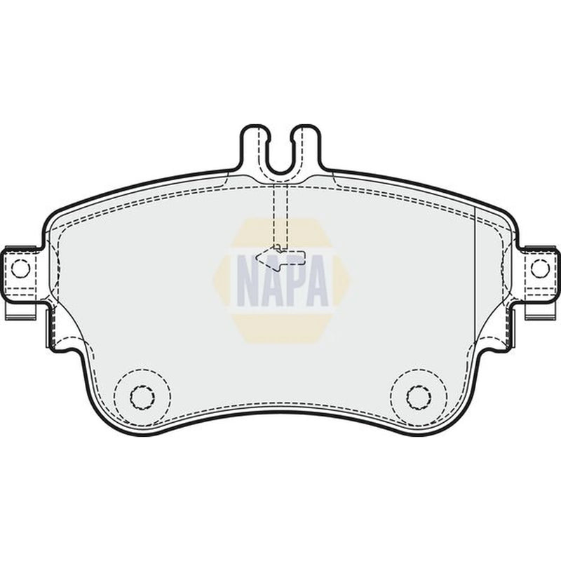NAPA Front Brake Pad Set NBP1252