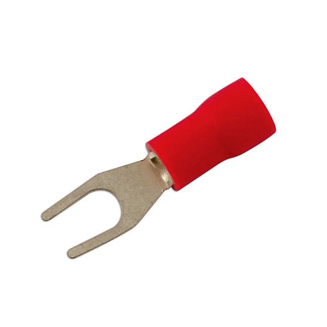 Connect Red Fork Terminal 100pc 3.7-5.3mm