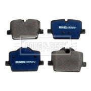 Borg & Beck 4 x Rear Brake Pad Set BBP2862