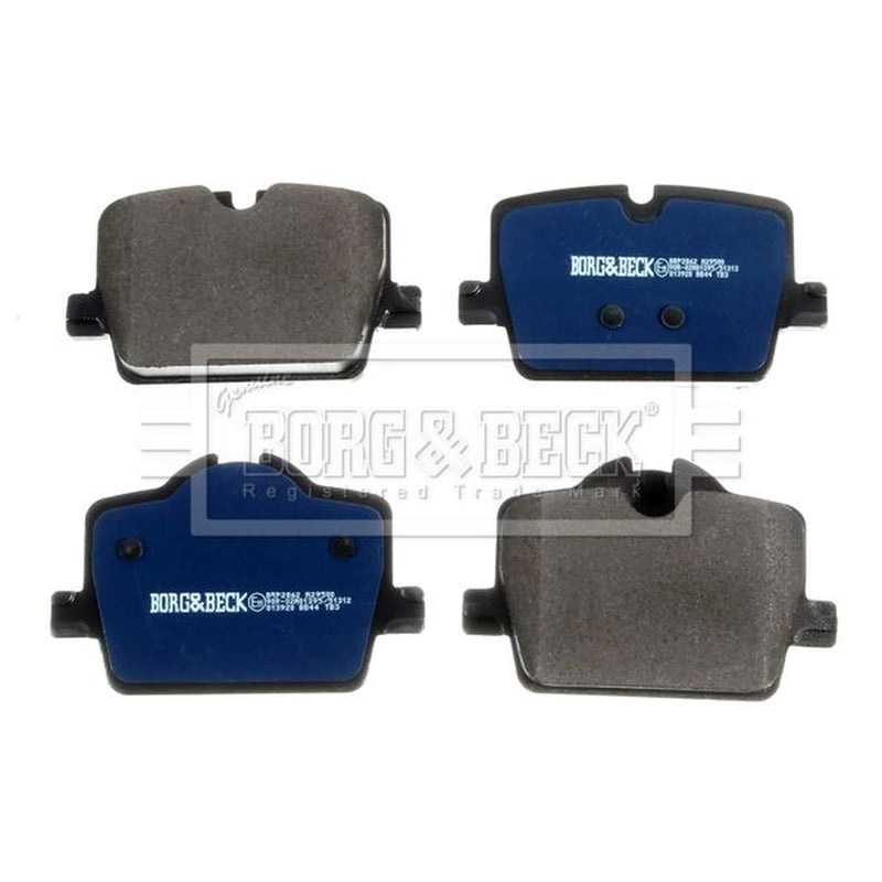 Borg & Beck 4 x Rear Brake Pad Set BBP2862