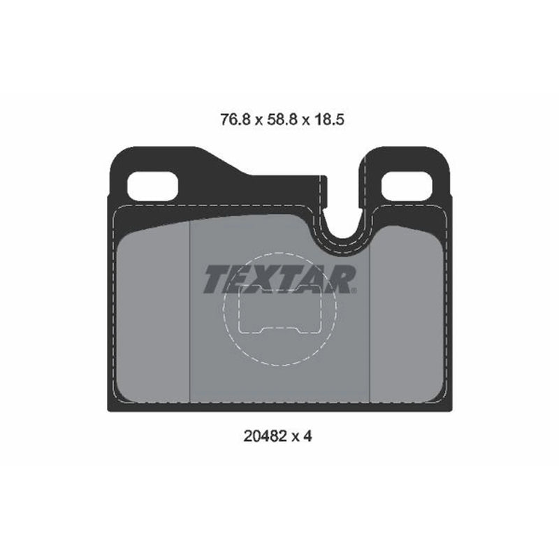 Textar Rear Brake Pad Set 2048203