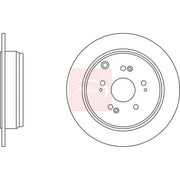 Apec 2 x Solid Rear Brake Discs DSK2597