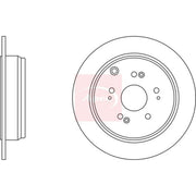 Apec 2 x Solid Rear Brake Discs DSK2597