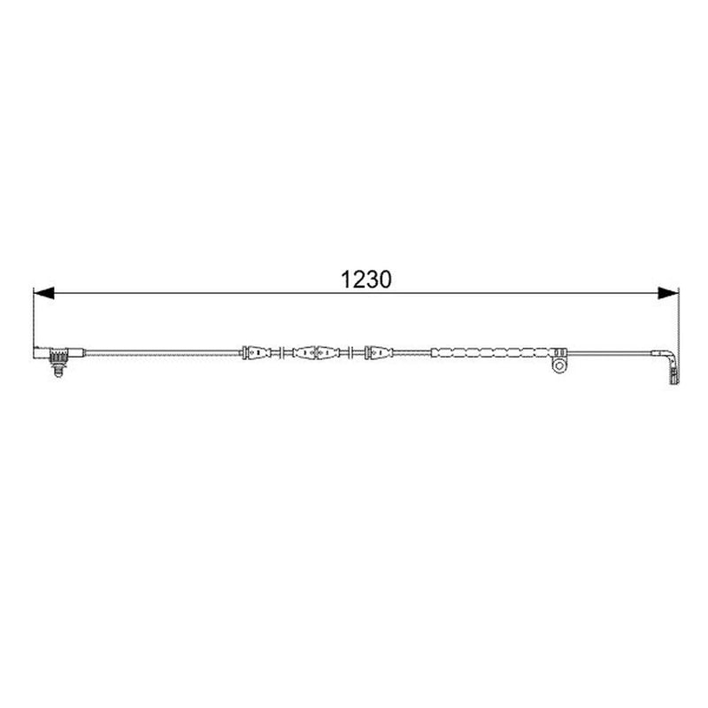 Bosch Brake Pad Wear Sensor Front 1 987 473 022