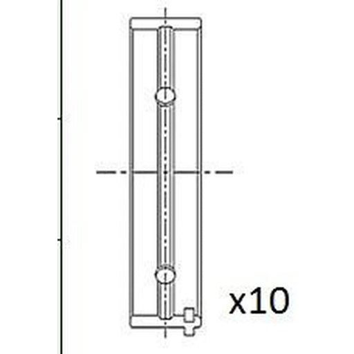 FAI Main Bearing Set 51.7mm BM1052-STD