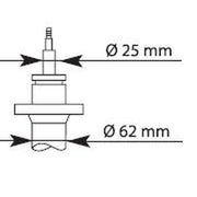 KYB Shock Absorber Damper Strut Front 635806
