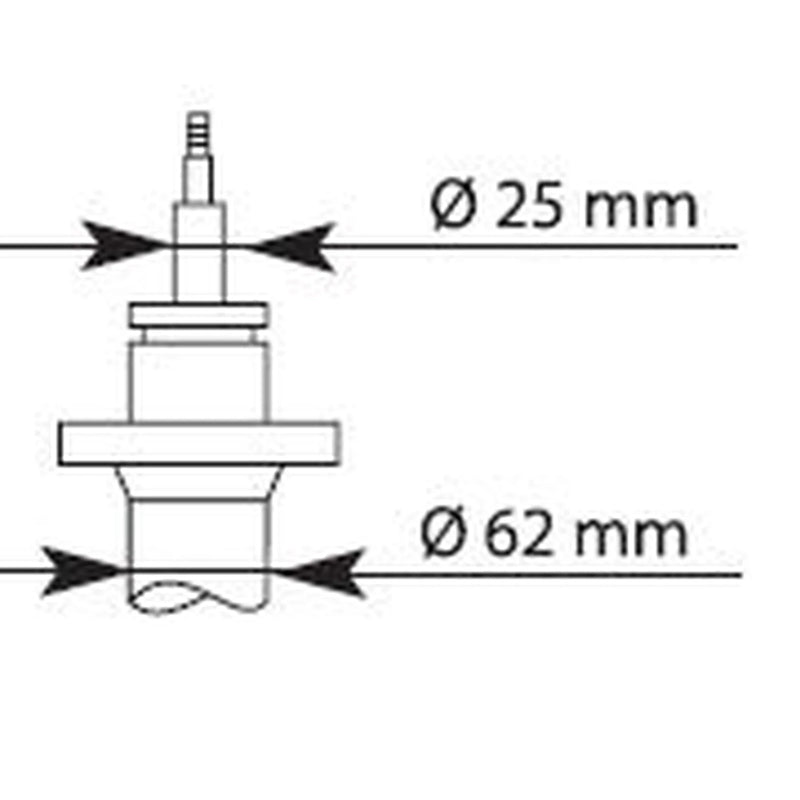 KYB Shock Absorber Damper Strut Front 635806