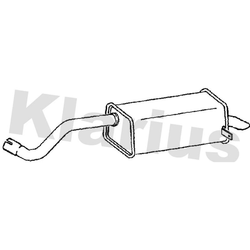 Klarius Box With Tail Pipe Rear RN1035V