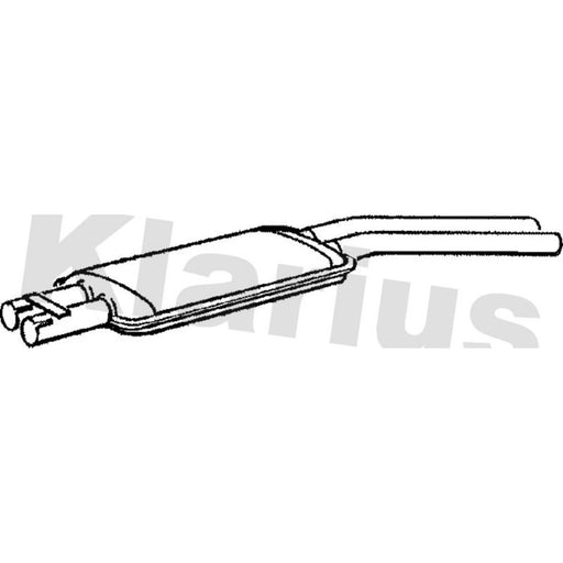 Klarius Box With Centre Pipe Centre MZ61X