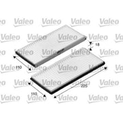 Valeo 2 x Cabin Air Filter (Pollen Filter) 698894