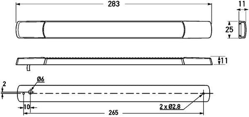 Hella 2PT 980 880-127 Daytime Running Light