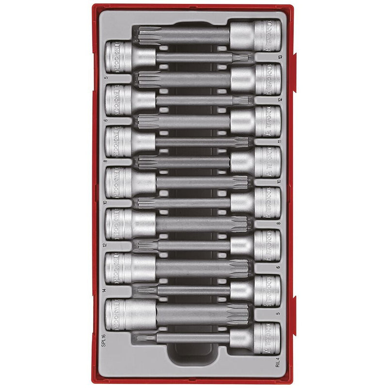 Teng Tools Socket Set TT1 15 Pieces 1/2" Drive