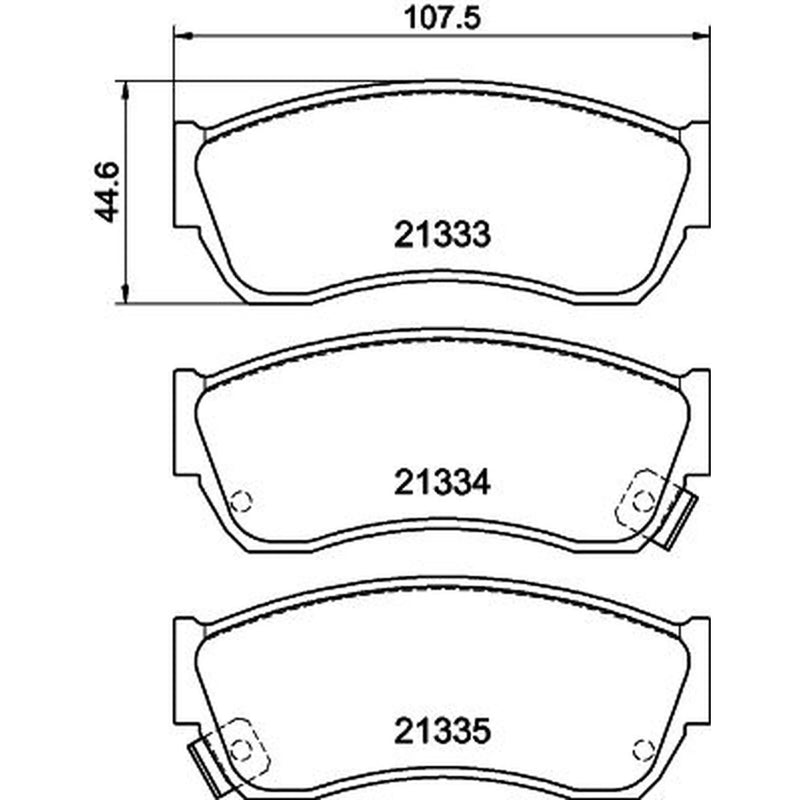 Mintex Front Brake Pad Set MDB1474