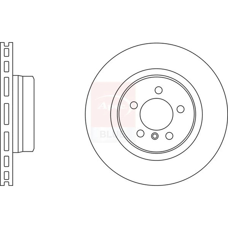 Apec 2 x Front Brake Discs SDK6548