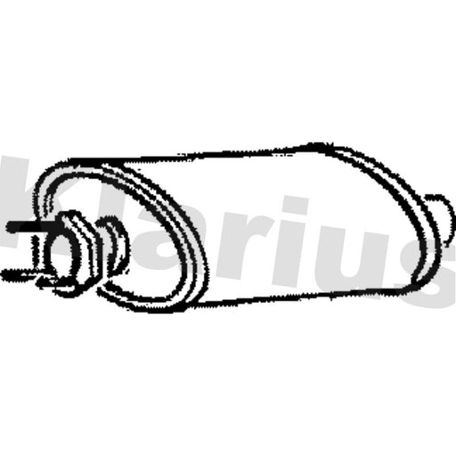 Klarius Box With Centre Pipe Centre VO114L
