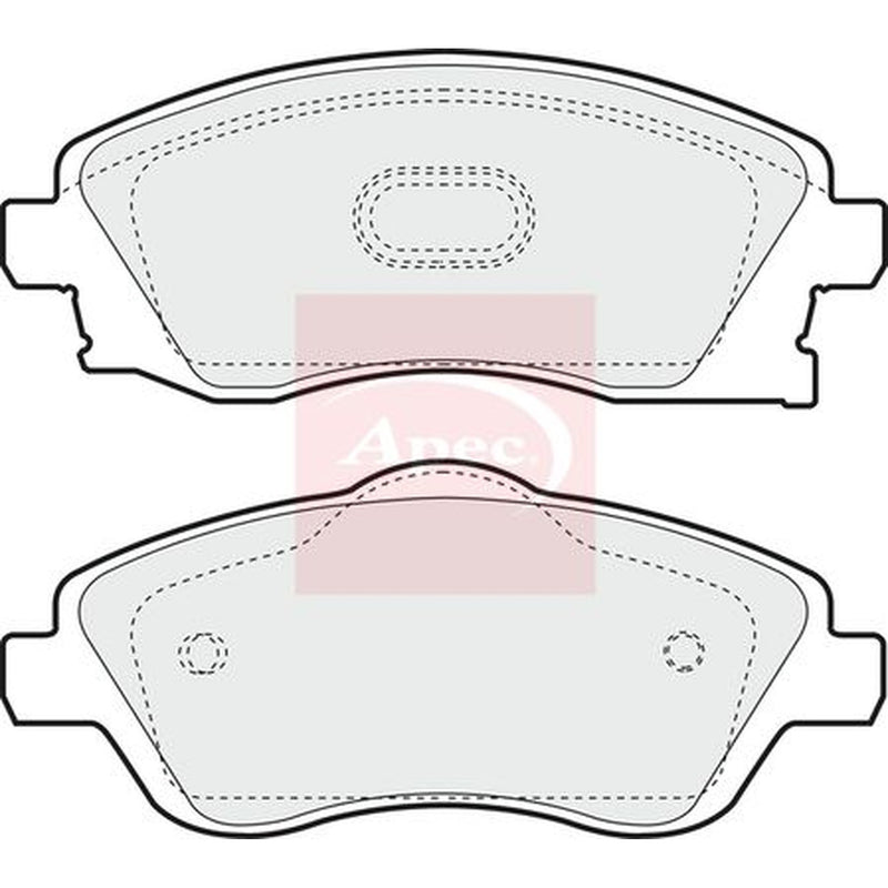 Apec Front Brake Pad Set PAD1221
