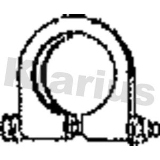 Klarius Exhaust System Clamping Piece OD ID 0mm Wide DCL5AC