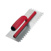 RUBI TILING TOOLS PRO Steel Notched Trowel 11 x 4in x 1/4in Notch - 25903