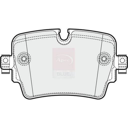 Apec Rear Brake Pad Set PD3862