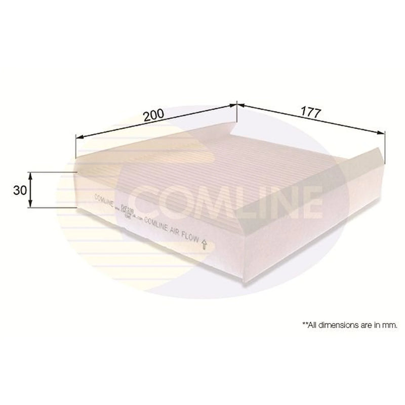 Comline Cabin Air Filter (Pollen Filter) EKF198
