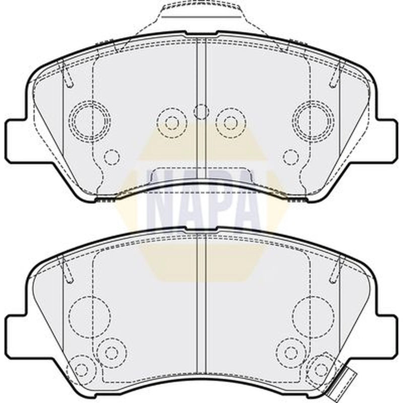 NAPA Front Brake Pad Set NBP1780